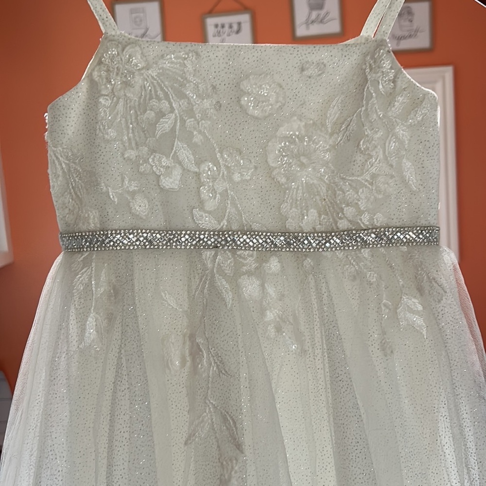 Davids Bridal exclusive Flower Girl Dress- size 4 and size 8 - Picture 2 of 10